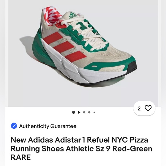 Adidas (NYC) WOMENS Multicolor Adistar 1 Refuel
 Low Top Running L - Picture 3 of 15